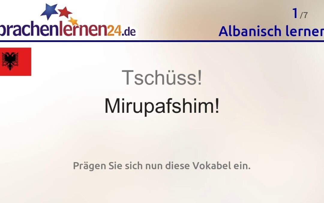 Einstufungstest Albanisch