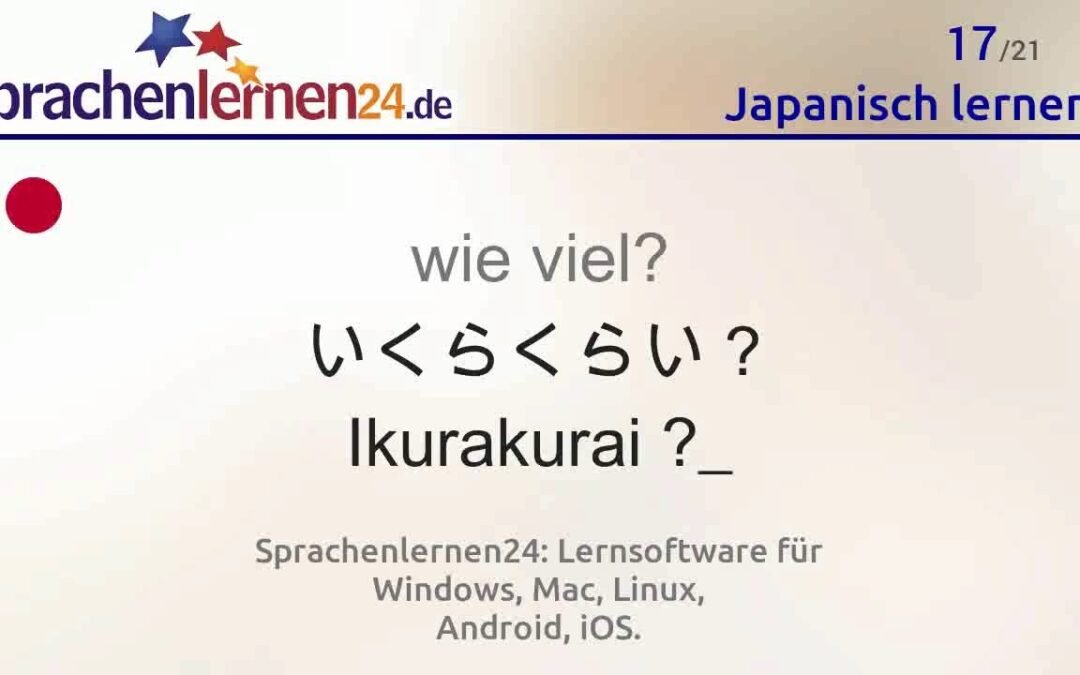 Einstufungstest Japanisch